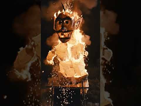 (AI WARNING) zozobra 1924 burning