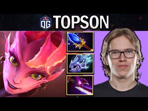 OG.TOPSON AMAZING DARK WILLOW MID WITH AGHANIMS - DOTA 2 GAMEPLAY