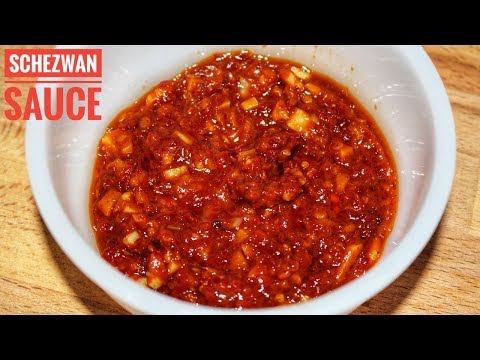Schezwan Sauce - HomeMade Schezwan Sauce Recipe- Chinese Sauce Recipe-Harshis Kitchen