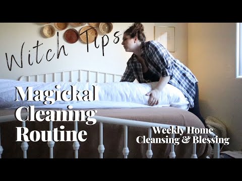 Witchcraft Clean with Me | Weekly Cleaning Routine | Witch tips Cleansing & Blessing Ritual