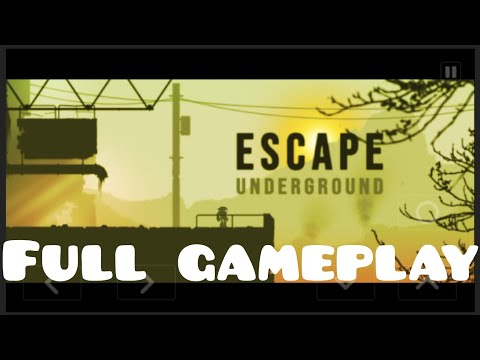 escape underground full gameplay walkthrough begining to ending