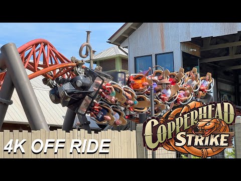 Off-ride footage of a Copperhead Strike train