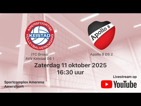 AVV Keistad DS 1 - Apollo 8 DS 2, Volleybal Dames