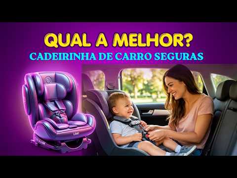 ✅QUAL MELHOR CADEIRINHA DE CARRO CUSTO BENEFÍCIO 2026 | AS MAIS MAIS VENDIDAS SEGURAS