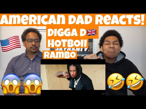 Digga D x Hotboii - Rambo (Official Video) *AMERICAN DAD REACTS 🇺🇸 *