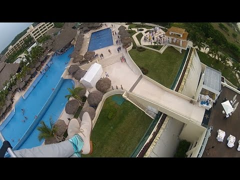 The best wedding entrance ever by air