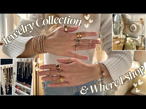 My Long Awaited Jewelry Collection! ✨ (I have an addiction to gold oops)