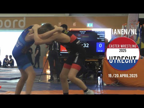 Gächter Nico (SUI) - Renning Jamie (GER) - Easter Wrestling Utrecht