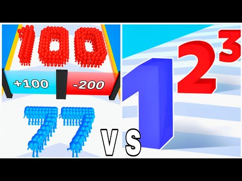 Number Master vs Crowd Number Run 3D - ASMR Gameplay New Update 