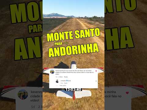 Voamos de Monte Santo pra Andorinha na Bahia confere aí e já mando o pedido pro próximo vídeo.
