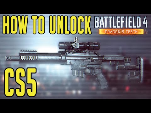 Battlefield 4 - How To Unlock CS5 Sniper Rifle - The I In Team Dragon's Teeth DLC