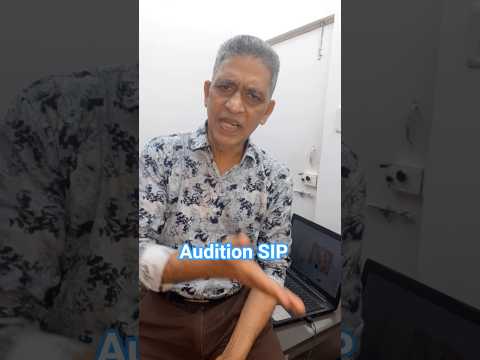 Sandip V Pednekar Audition SIP