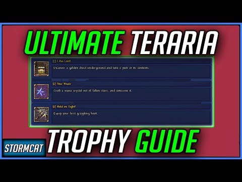 TERRARIA 1.3 ALL ACHIEVEMENTS GUIDE 2019 (PART 3) - I AM LOOT - STAR POWER - HOLD ON TIGHT