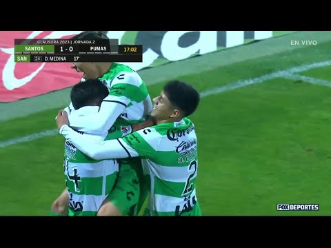 Gol de Medina | Santos 1-0 Pumas | Jornada 2 | Liga MX