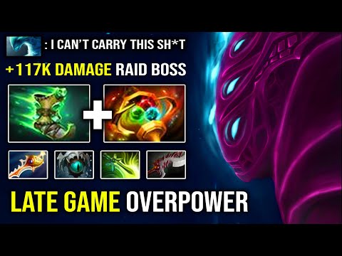 QUEEN OF LATE GAME!!! Force Boots + Apex Spectre Lvl 30 Max Slotted 117K Damage Vs Godlike Morphling
