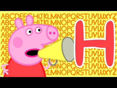 Peppa Pig 🔠 Letter H | Learn the Alphabet with Peppa Pig | ABC Letter Boxes | Learn with Peppa Pig