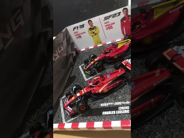 Vídeo relacionado con Burago Set 2 maquetas Coche Fórmula 1, Carlos Sainz, Charles Leclerc, Ferrari SF-23, Escala 1/43, Maqueta, Miniatura de colección, F1, BBurago, Regalos para coleccionistas, +3 años (78002)
