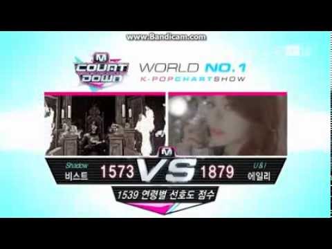 Ailee vs. B2ST Results M! Countdown 01.08.13