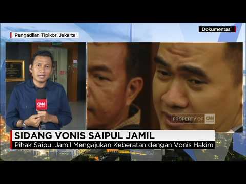 Vonis Saipul Jamil, 3 Tahun Penjara & Denda Rp 100 Juta - Live Report