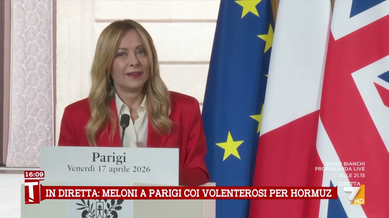 Iran, Meloni: "Missione navale a Hormuz solo difensiva e finite ostilità"