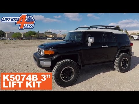 Pro Comp K5074B  3''  Lift Kit  2007-2014 FJ Cruiser (Instructional with Before/After photos)