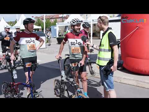 10 mil på ihopfällbar minicykel