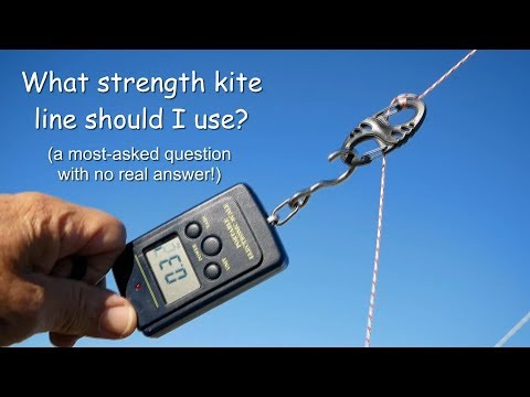 What strength kite line should I use?