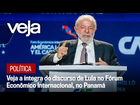 See the full text of Lula's speech at the International Economic Forum in Panama.