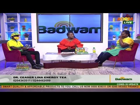 Dr. CAESAR Lina Energy Tea - Badwam on Adom TV (11-6-20)