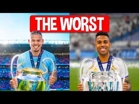 The Worst Player of Each Champions League Winning Team