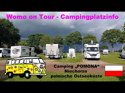 Motorhome on Tour - Camping Pomona in Niechorze on the Polish Baltic Sea - Campsite Information