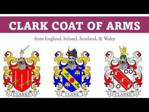 Clark Coat of Arms & Family Crest - Symbols, Bearers, History
