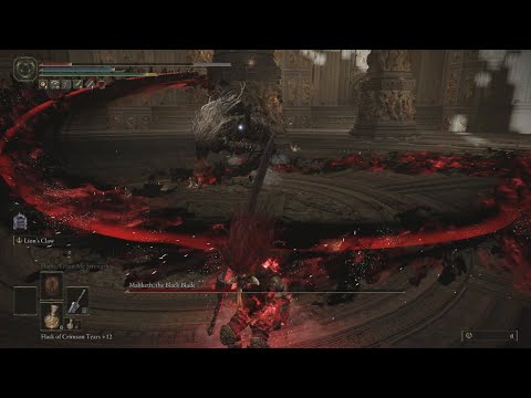 Strength build vs Maliketh the black blade (no summons)