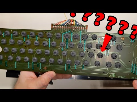 Rare (?) Commodore breadbin keyboard curiosity