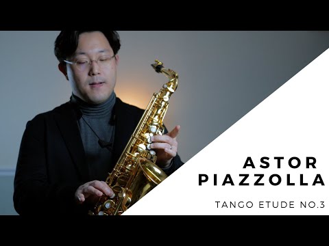 【Classical Saxophone Solo Performance】- Astor Piazzolla Tango Etude No.3 by Wonki Lee