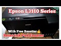 EPSON L3110 Resetter Free Download 100 Working