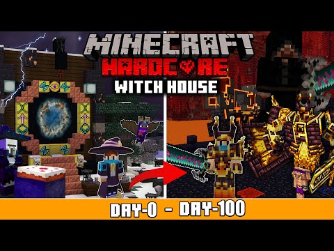 100 Days in Minecraft witch House