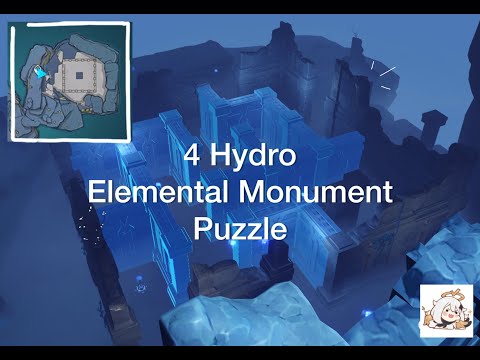EVERNIGHT TEMPLE PUZZLE | 4 Hydro Elemental Monument Puzzle |