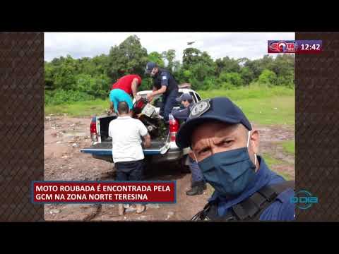 ROTA DO DIA 27 04 20  Moto roubada eÌ encontrada pela GCM na zona norte de Teresina