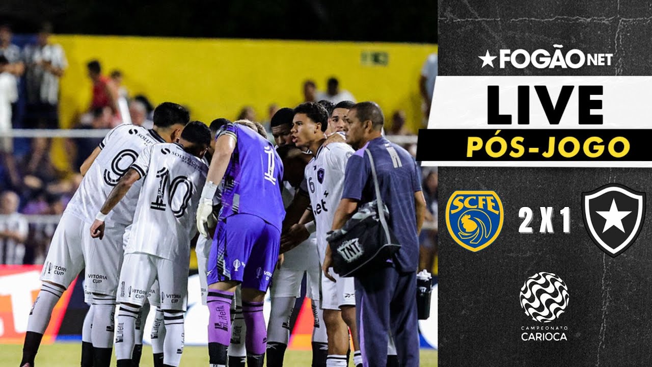 LIVE | Pós-jogo e repercussão de revés do Botafogo para o Sampaio Corrêa pelo Carioca