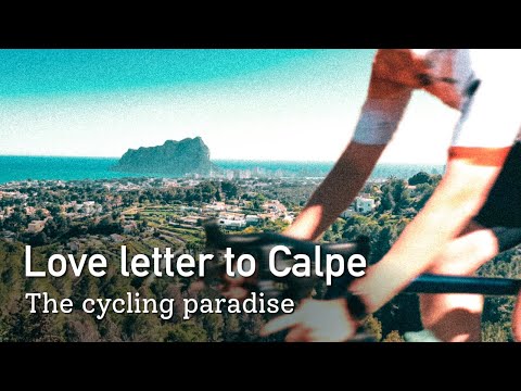 YouTube thumbnail for a Calpe cycling route video
