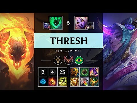 Thresh Support vs Soraka - BR Grandmaster Patch 25.08