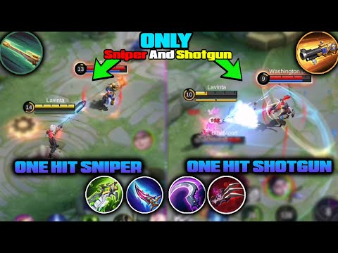 Beatrix Only Sniper And Shotgun Gameplay | One Hit Sniper One Hit Shotgun Build | Mlbb | Ml Beatrix