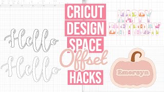 7 OFFSET HACKS IN CRICUT DESIGN SPACE | WAYS YOU CAN USE THE OFFSET TOOL