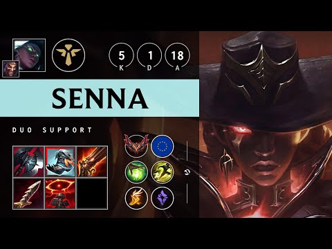 Senna Support vs Bard - EUW Grandmaster Patch 25.15