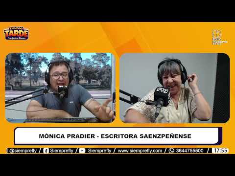 🔴EN ESTUDIOS┃Mónica Pradier - Escritora Saenzpeñense