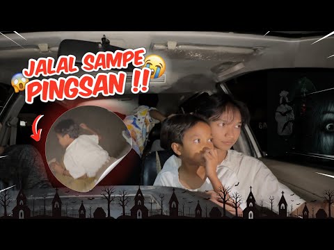 BOCIL BOCIL NEKAD COBAIN WAHANA HANTU⁉️ JALAL PINGSAN di TEMPAT