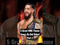 5 Great WWE Theme Songs By Def Rebel Part 1 #shorts