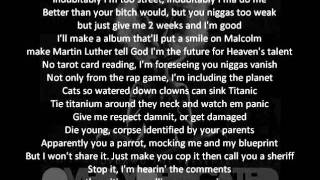 Kendrick Lamar - Ignorance Is Bliss + ON-SCREEN LYRICS