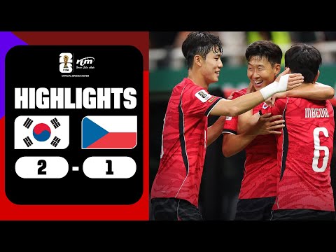 South Korea 2 - 1 Czechia | Match Highlights FIFA World Cup 2026